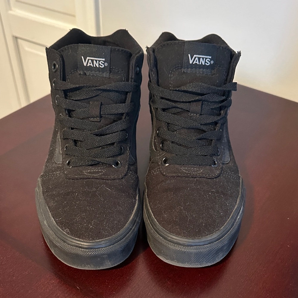Vans Men's Black Canvas Sneakers